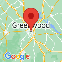 Map of Greenwood, SC US